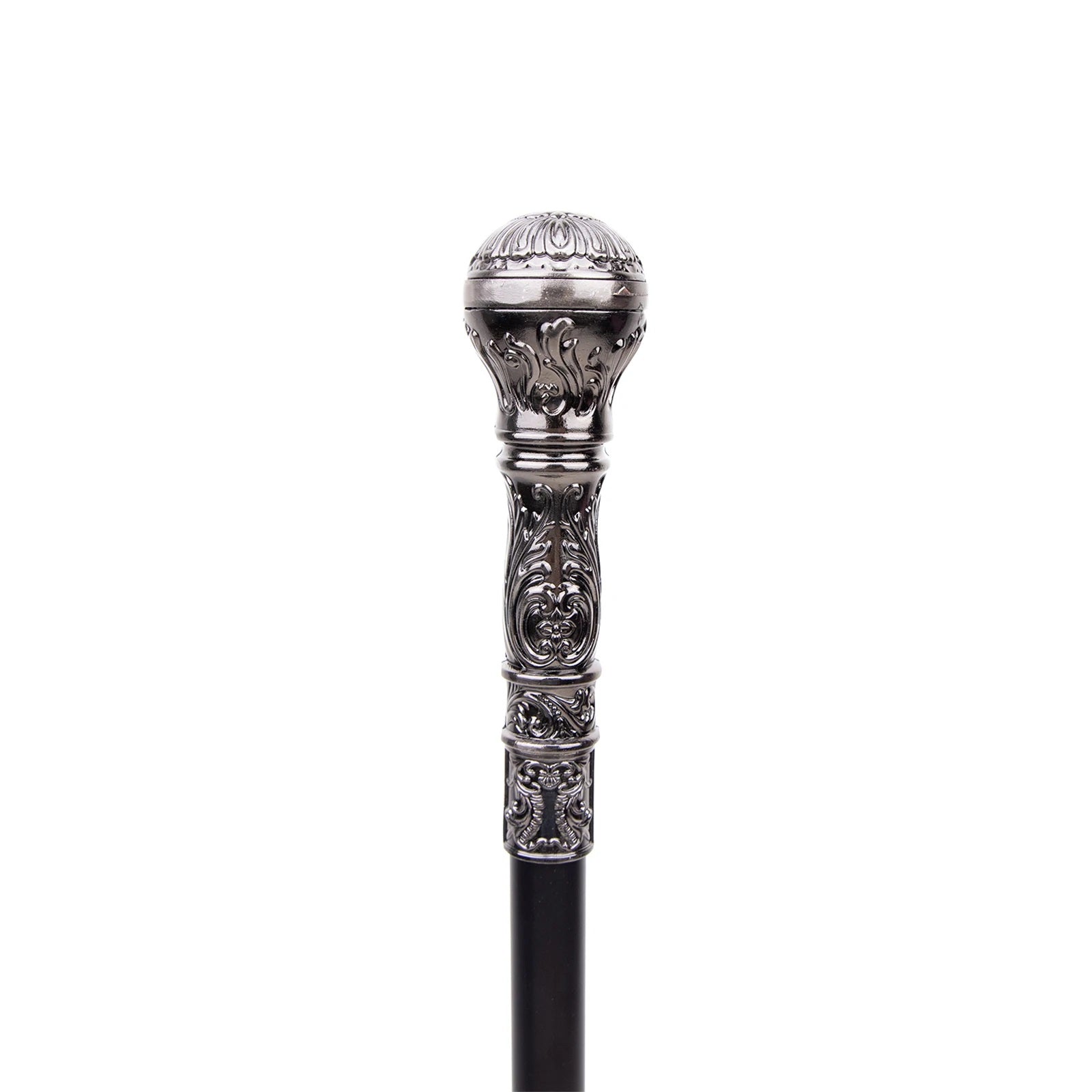 Silver Round Handle Luxury Walking Stick – E Bazar